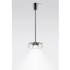 Suspension Serien Lighting CURLING LED Aluminium, Chrome, 1 lumière