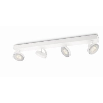 Plafonnier Philips Clockwork LED Blanc, 4 lumières