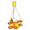 Suspension Waldi Flugzeug Orange, 1 lumière