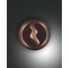 Applique murale Fabas Luce Ceva LED Rouille, 1 lumière