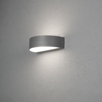 Applique murale d'extérieur Konstsmide Monza LED Noir, 2 lumières