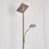 Lampadaire à vasque Veteli LED Acier inoxydable, 2 lumières