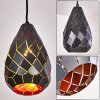 Suspension Wallis Anthracite, Rouille, 1 lumière