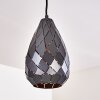 Suspension Wallis Anthracite, Rouille, 1 lumière