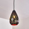 Suspension Wallis Anthracite, Rouille, 1 lumière