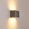 Applique murale d'extérieur Duluth LED Anthracite, 1 lumière