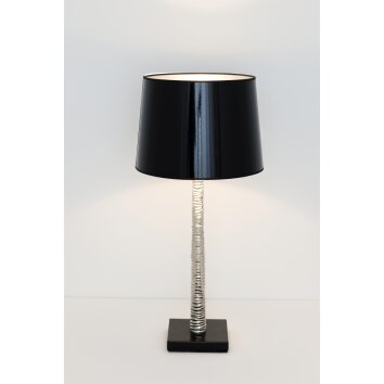 Lampe à poser Holländer RAPSODIA Noir, Argenté, 1 lumière