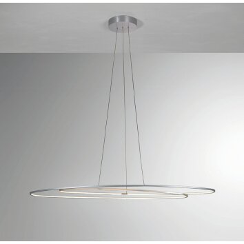 Suspension BOPP FLAIR LED Aluminium, 1 lumière