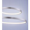 Suspension Leuchten Direkt Ls-CIRCLE LED Acier inoxydable, 1 lumière, Télécommandes, Changeur de couleurs