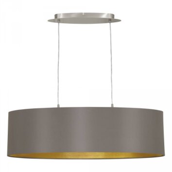 Suspension Eglo MASERLO Nickel mat, 2 lumières