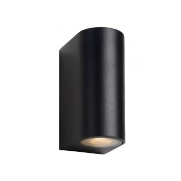 Applique Lucide ZORA LED Noir, 2 lumières