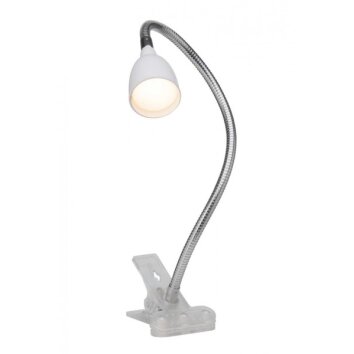 Lampe à clip Brilliant Anthony LED Blanc, 1 lumière