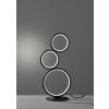 Lampe à poser Trio Leuchten RONDO LED Noir, 1 lumière