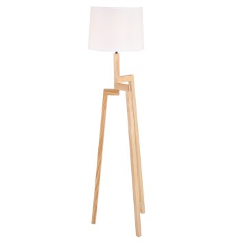 Lampadaire Steinhauer Mexlite Blanc, 1 lumière