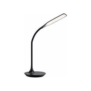 Lampe à poser Leuchten-Direkt RAFAEL LED Noir, 1 lumière, Détecteur de mouvement