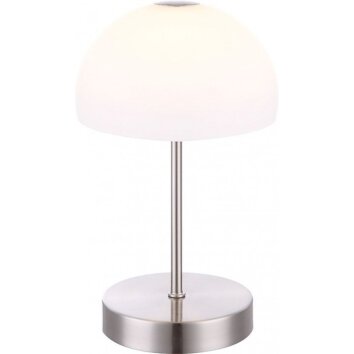 Lampe à poser Globo LED Nickel mat, 1 lumière