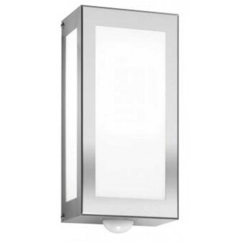 Applique murale CMD Aqua Rain Acier inoxydable, 1 lumière, Détecteur de mouvement