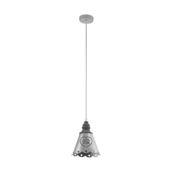 Suspension EGLO TALBOT Gris, Blanc, 1 lumière