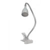 Lampe à clip Brilliant Anthony LED Titane, 1 lumière