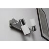 Applique murale Trio LED Aluminium, Chrome, Acier inoxydable, 2 lumières