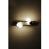 Applique murale Trio LED Aluminium, Chrome, Acier inoxydable, 2 lumières