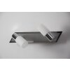 Applique murale Trio LED Aluminium, Chrome, Acier inoxydable, 2 lumières