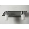 Applique murale Trio LED Aluminium, Chrome, Acier inoxydable, 2 lumières