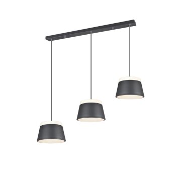 Suspension Trio Leuchten BARONESS Anthracite, 6 lumières