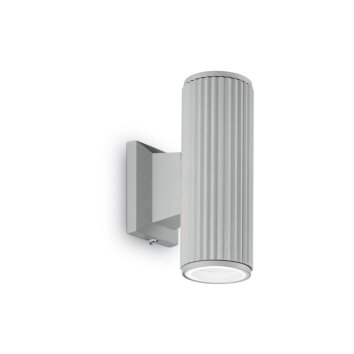 Applique murale Ideal Lux BASE Gris, 2 lumières