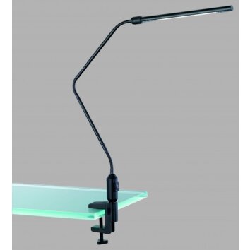 Lampe à clip Trio 5225 LED Noir, 1 lumière