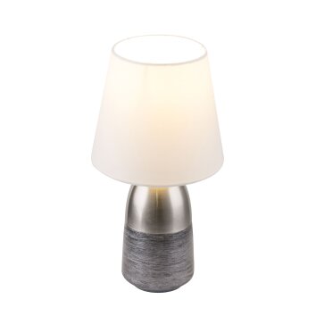 Lampe à poser Globo EUGEN Nickel mat, 1 lumière