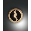 Applique murale Fabas Luce Ceva LED Or, Noir, 1 lumière