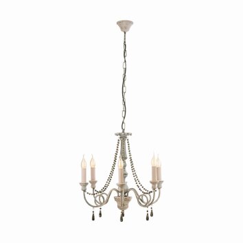 Suspension Eglo COLCHESTER Beige, Gris, 6 lumières