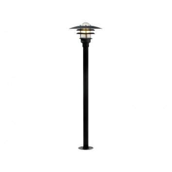 Lampadaire extérieur Nordlux LØNSTRUP Noir, 1 lumière