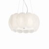 Suspension Ideal Lux OVALINO Blanc, 5 lumières