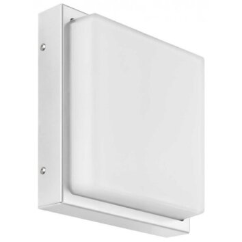 Applique murale LCD Esslingen LED Acier inoxydable, 1 lumière