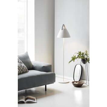 Lampadaire Design For The People by Nordlux STRAP Blanc, 1 lumière