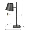 Lampe à poser Dwingeloo Anthracite, 1 lumière