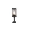 Borne lumineuse Trio Tanaro Anthracite, 1 lumière