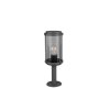 Borne lumineuse Trio Tanaro Anthracite, 1 lumière