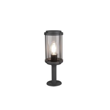 Borne lumineuse Trio Tanaro Anthracite, 1 lumière