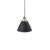 Suspension Design For The People by Nordlux STRAP27 Noir, 1 lumière