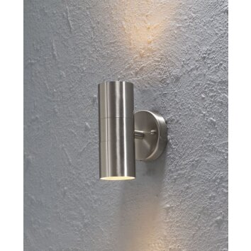 Applique murale Konstsmide Modena Acier inoxydable, 2 lumières