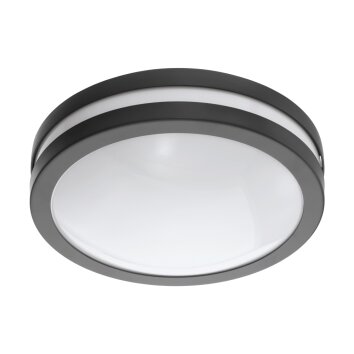 Plafonnier Eglo Connect LOCANA LED Anthracite, 1 lumière