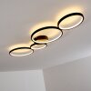 Plafonnier Rodekro LED Noir, 1 lumière