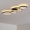 Plafonnier Rodekro LED Noir, 1 lumière