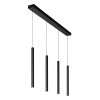 Suspension Lucide LORENZ LED Noir, 4 lumières