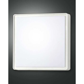 Plafonnier d'extérieur Fabas Luce OBAN LED Blanc