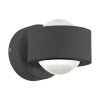 Applique murale Eglo TREVIOLO LED Anthracite, 2 lumières