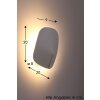 Applique murale Selene LED Blanc, 1 lumière